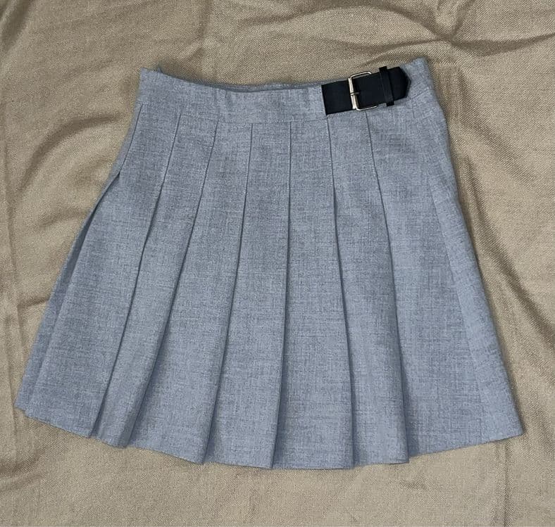 Серая юбочка zara — 1