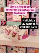 Qizlarga basanojka sotiladi. Продаётся босоножки