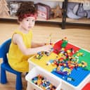 Доставка! Детская лего стол-стул мебель из пластика lego dm62