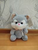 Серая кошка мягкая игрушка