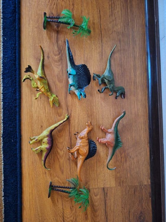 Новые игрушки динозавры резиновые yangi oyinchoq dinozavrlar rezinkali — 1