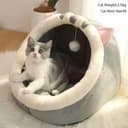 Домик Для Домашних Кошек Моющаяся Кровать Для Пещерных Кошек.