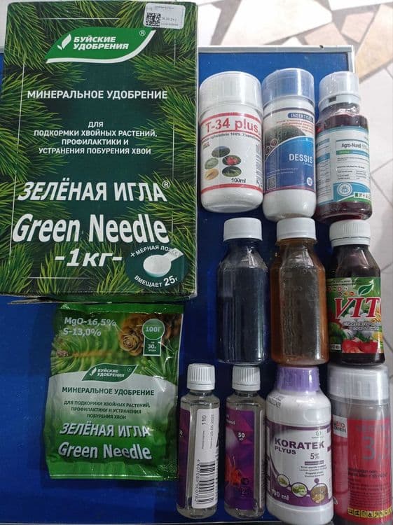 Archa uchun barcha kerakli dori, ozuqalar. Лекарства от можжевельника — 1