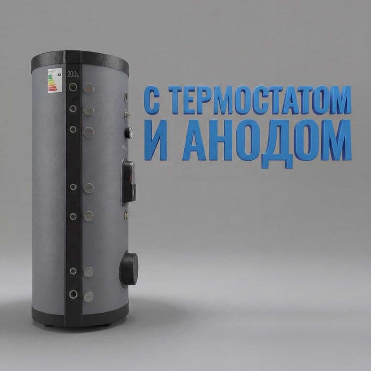 PROTECT Pro SS — Бойлер косвенного нагрева 200 л — 1