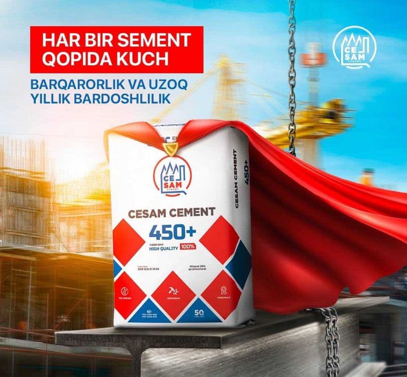 Cement Цемент оптом с доставкаой по ташкенту Sement — 1