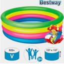 Детский бассейн надувной бассейн BESTWAY RADUGA 157×46 basseyn baseyin