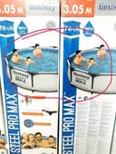 Бассейны Бествай (bestway) 3.05 х 76 см , каркасный , доставка