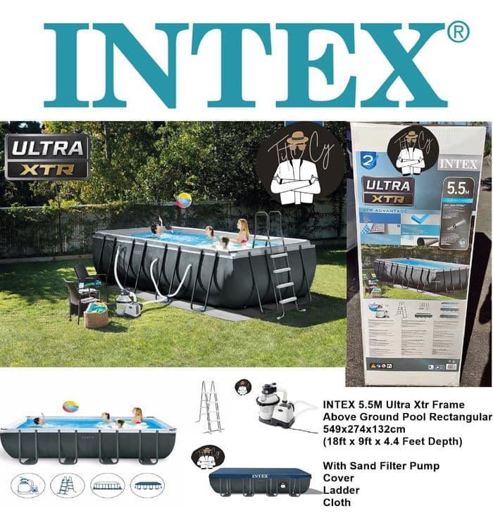Intex бассейн 549х274х132 каркасный ultr frame — 1