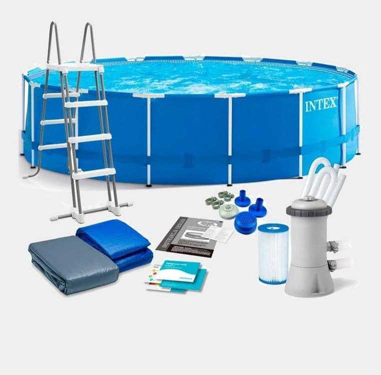 Каркасный бассейн 457×122 INTEX Original basseyn stoyka baseyn BESTWAY — 1