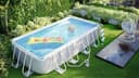 Каркасный бассейн INTEX 488x244x107 Karkasniy basseyn Stoyka baseyin