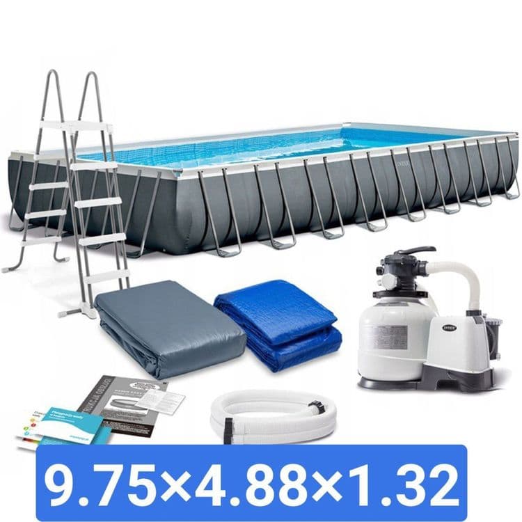 СИКЕДКА. Бассейн каркасный INTEX 975×488×132 basseyn — 1