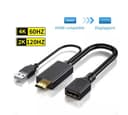 Кабель-преобразователь HDMI to Displayport 4K UHD2.0
