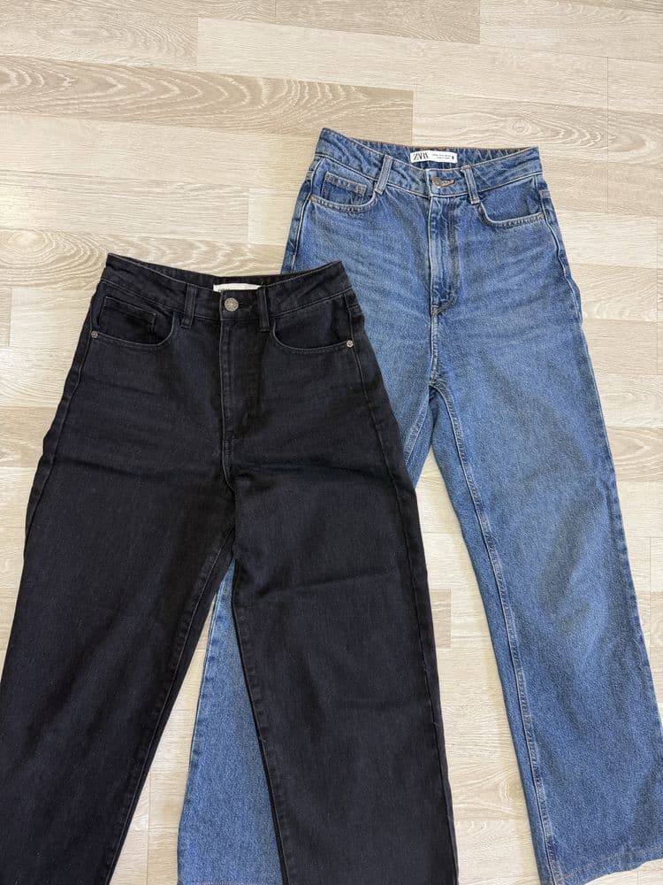 Женские джинсы 2 штуки фирменные Zara и Befree размер ХС-С — 1