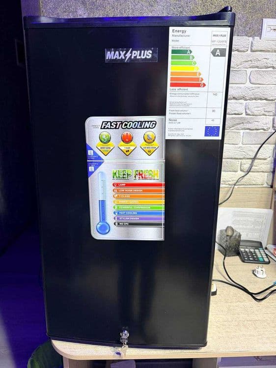 Компактный мини холодильник 90лт, Max PLUS, 1 год гарантии+ доставка. — 1