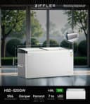 Морозильная камера Ziffler HSD-600GW 2025 NEW