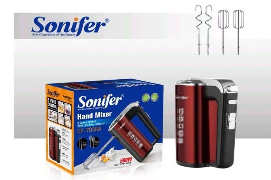 Многофункциональный ручной миксер для теста Sonifer SF-7038 — 1