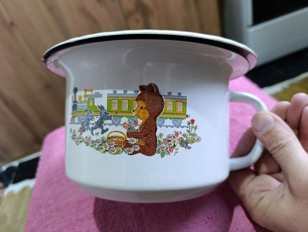 Горшки СССР детские и взрослые эмалированные — 1