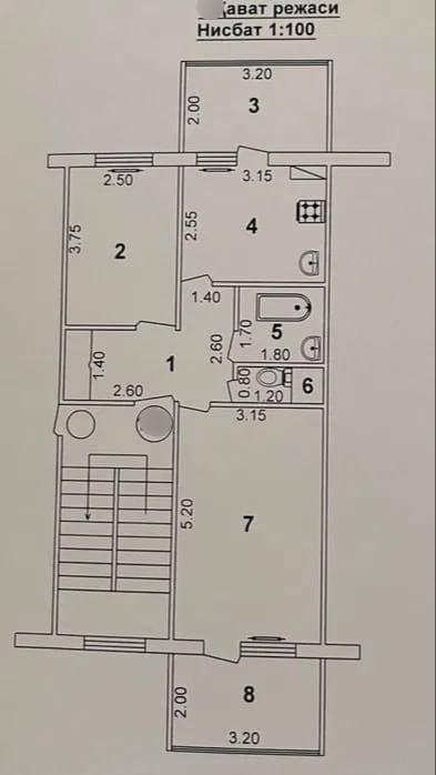 2 комнатная квартира Яшнабадский район — 1