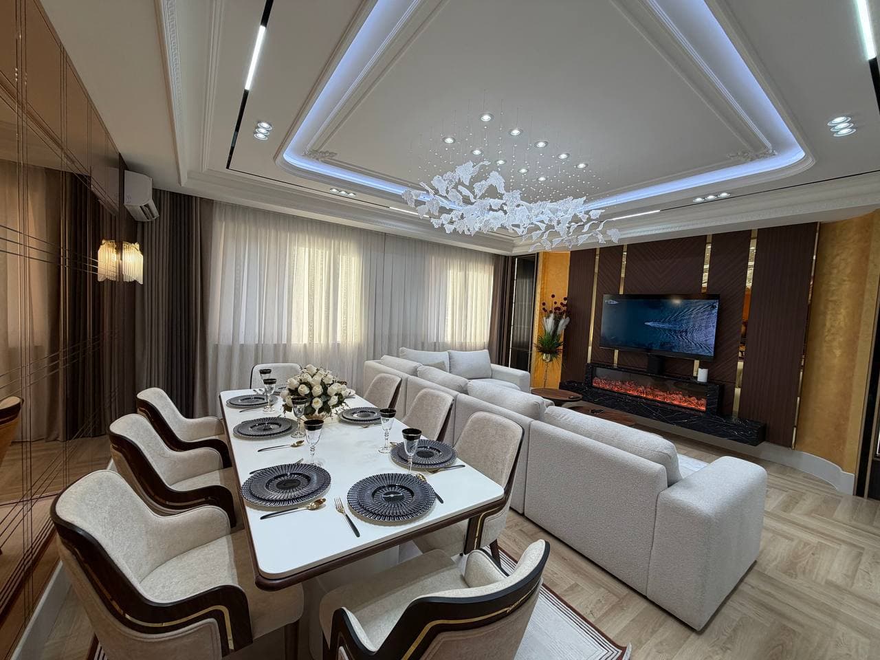 Продаётся Luxury Кватира Яккасарай Ж.К Dream House 4/7/10 Авторский Дизайн 140м2 — 1