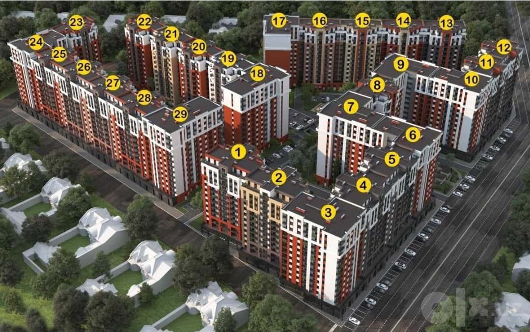 1 хонали Студио квартира коробка холатида Сергили тумани Маргиб куча — 1