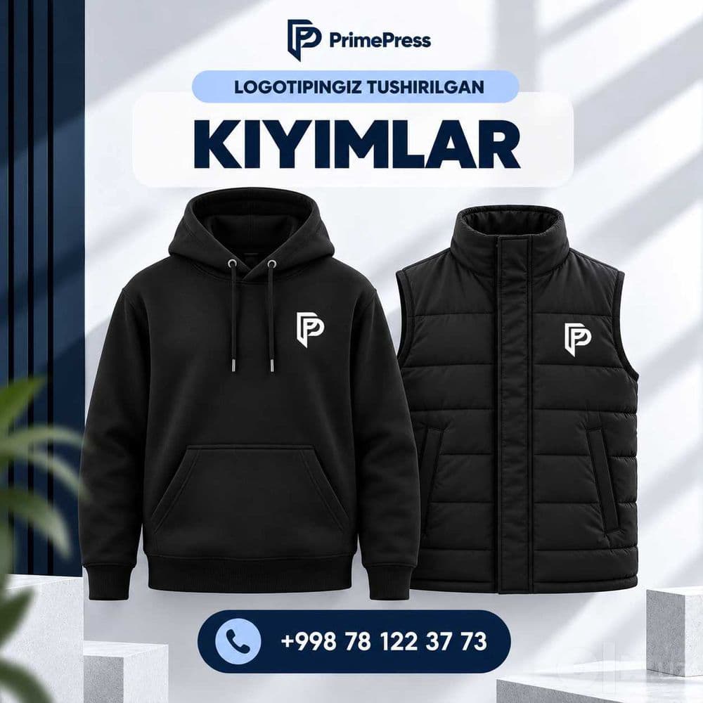 Logotipingiz tushrilgan kiyimlar — 1